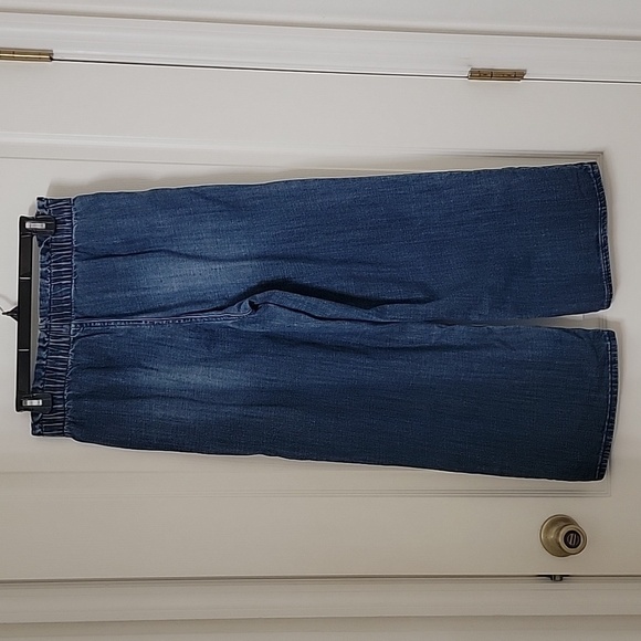 Code Bleu Size 4 Wide Leg Denim Blue Jeans, Gently Used Condition - Picture 4 of 14